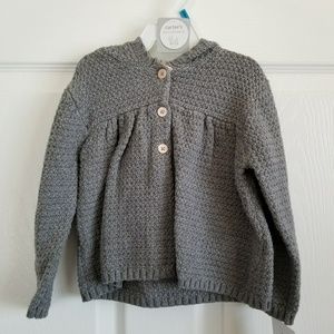 NWT Carter's Little Collections Grey sweater